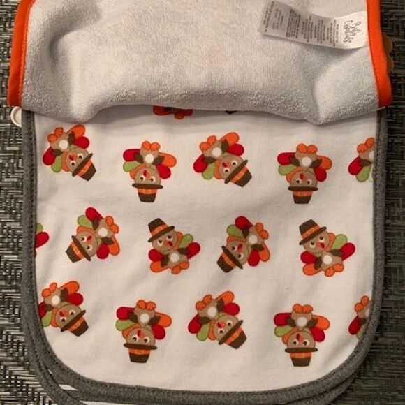 3 Pc Bib Set My 1st Thanksgiving *NEW* - Picture 2 of 5